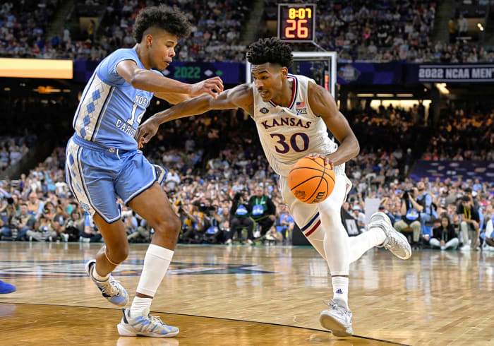Agbaji was named Most Outstanding Player of the 2022 NCAA tournament.